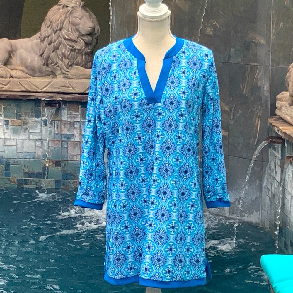 Aqua Et Sol Kaleidoscope of blue Swimsuit cover